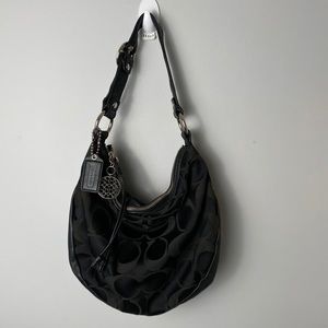 Coach Classic C Canvas Hobo Bag